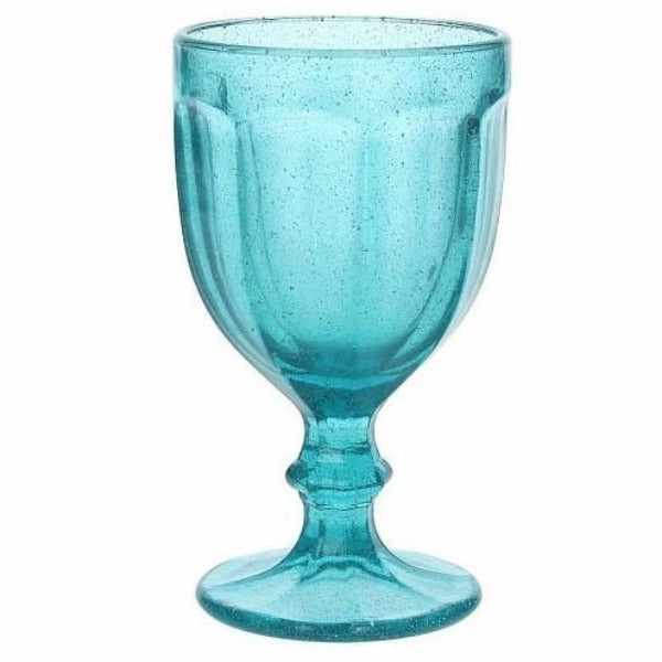 6er Set Weinkelch TRINIDAD, versch. Farben, mundgeblasen - Porzellan aus Italien