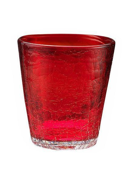 6er Set Wasserglas KOLORS, versch. Farben, mundgeblasen, 310 ml. - Porzellan aus Italien