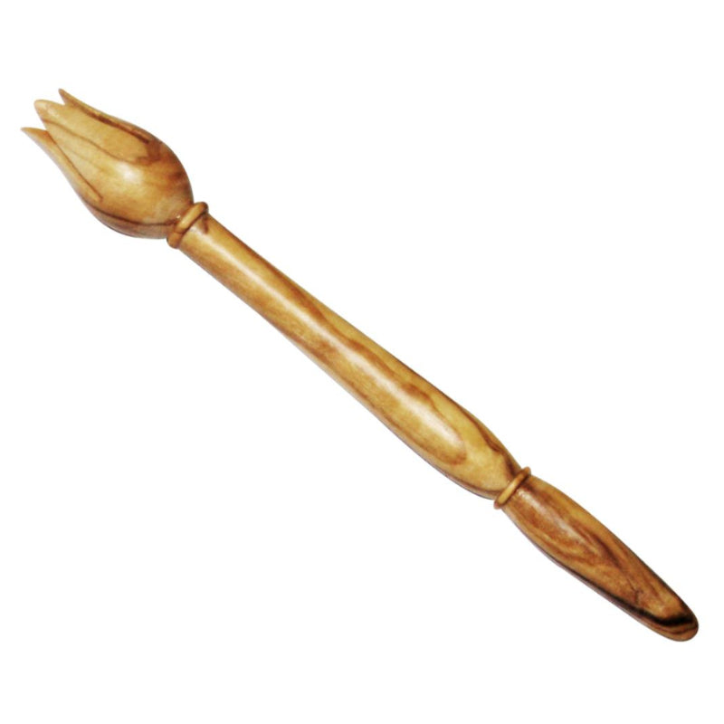 Olivenpicker aus Olivenholz von der Marke KeboLiv - Porzellan aus Italien