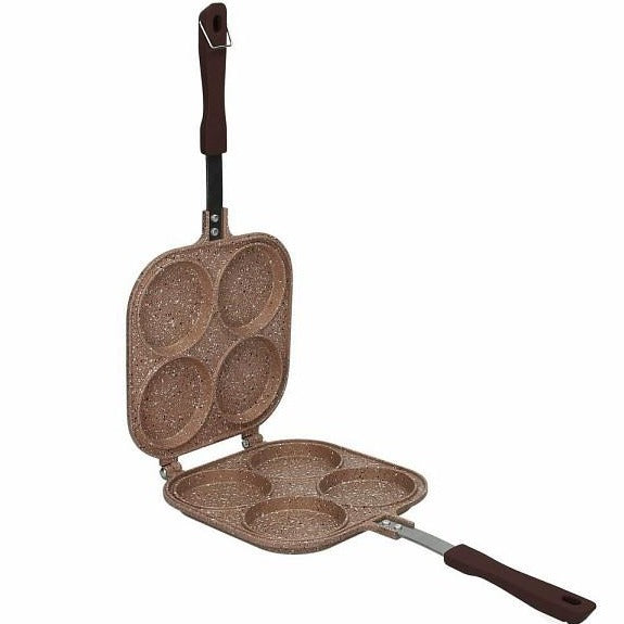 Burgermaker / Burgerpfanne aus Aluminium - Porzellan aus Italien