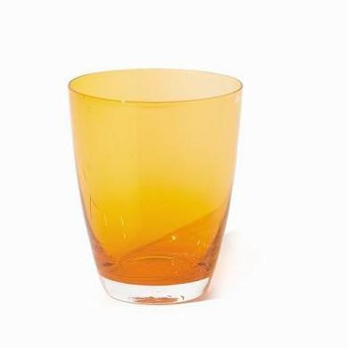 6 mundgeblasene Trinkgläser, versch. Farben, aus der Serie Thea - Porzellan aus Italien 