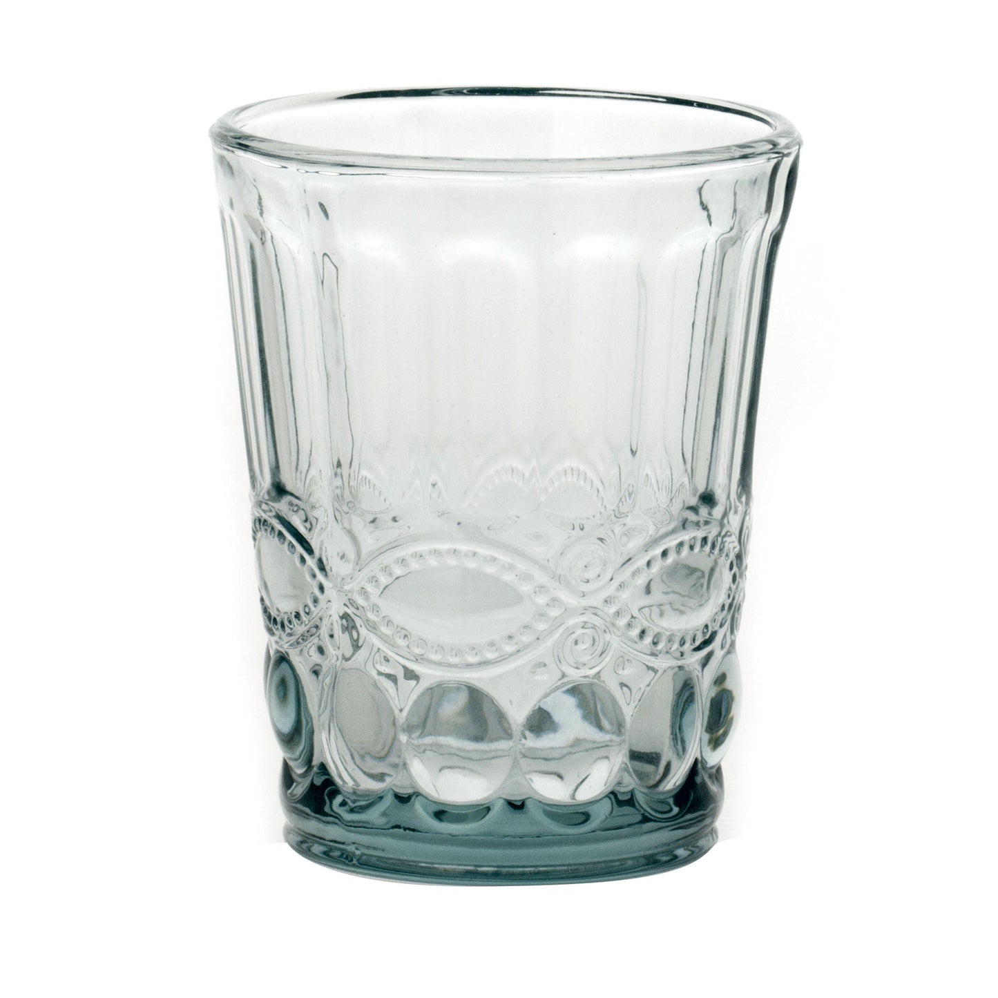6er Set Wasserglas SOLANGE, versch. Farben, 265 ml., mundgeblasen - Porzellan aus Italien 