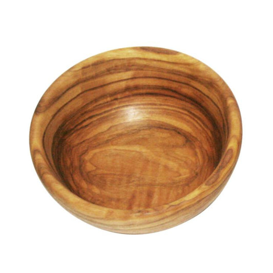 Kleine Schale/Knabberschale aus Olivenholz, Ø 13/15 cm - Porzellan aus Italien 