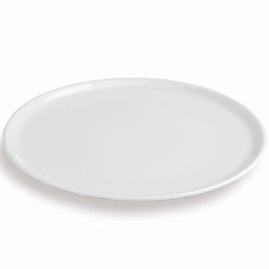 Pizzateller Cinzia, rund, aus weißem Porzellan, versch. Größen - Porzellan aus Italien