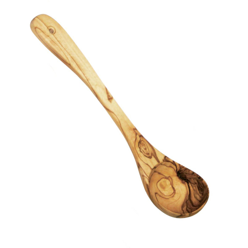 Soßen-/Dressinglöffel KeboLiv aus Olivenholz, 25/32 cm - Porzellan aus Italien 
