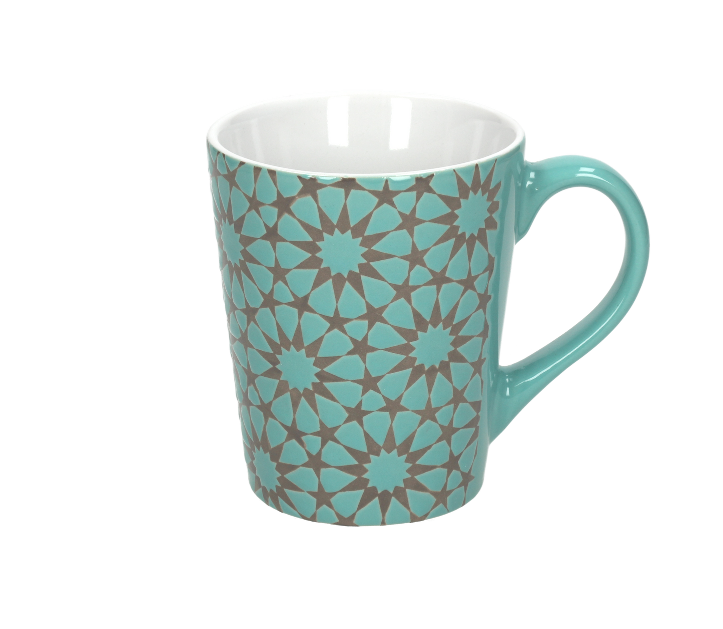 2er Set Becher / Kaffeetasse  ATLAS, 350 ml. Vol., zwei Farben - Porzellan aus Italien 