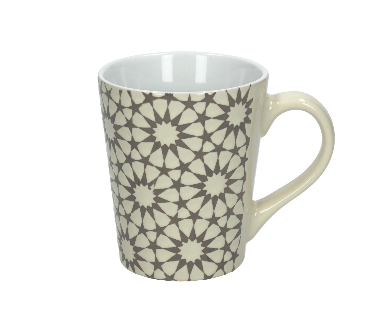 2er Set Becher / Kaffeetasse  ATLAS, 350 ml. Vol., zwei Farben - Porzellan aus Italien 