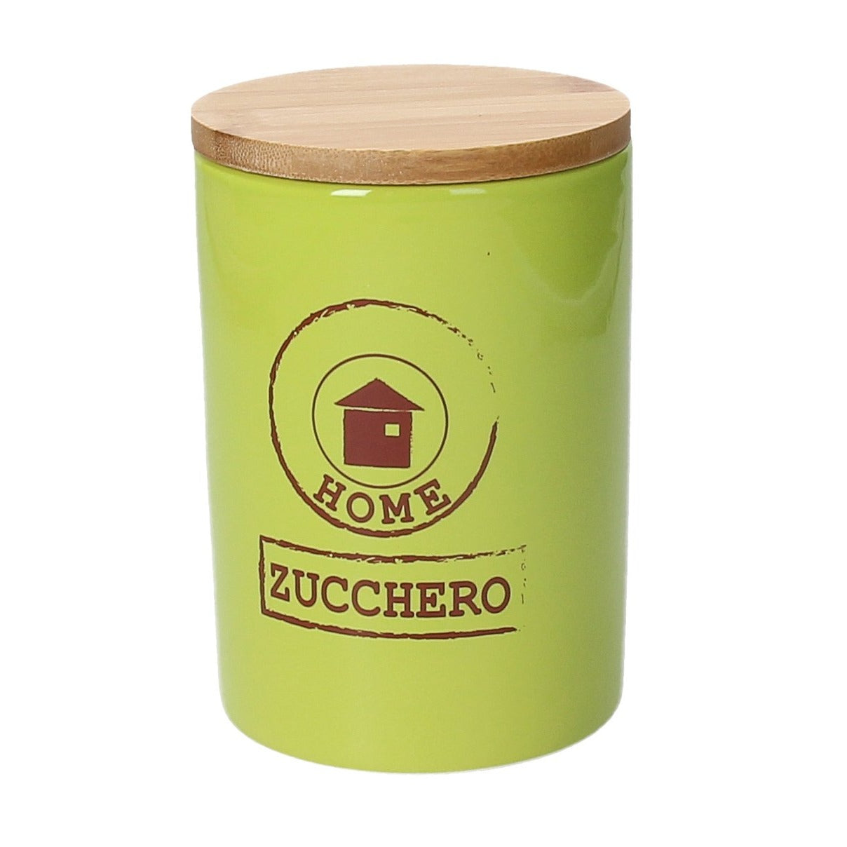 Vorratsdose Zucker, Dolce Casa Rustic Color grün, aus Keramik - Porzellan aus Italien 