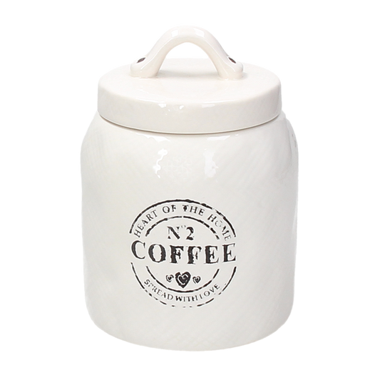 Kaffeedose Dolce Casa Countryside aus Keramik - Porzellan aus Italien 
