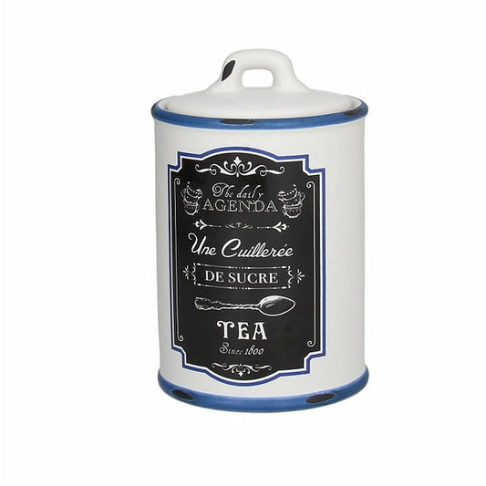 Teedose Dolce Casa Portobello aus Keramik - Porzellan aus Italien 