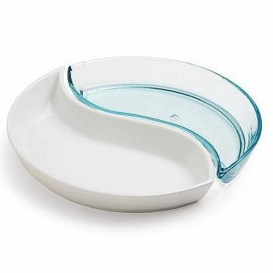 2-tlg. Servierschalen/Antipastischalen DUO aus Glas in drei verschiedenen Farben - Porzellan aus Italien 