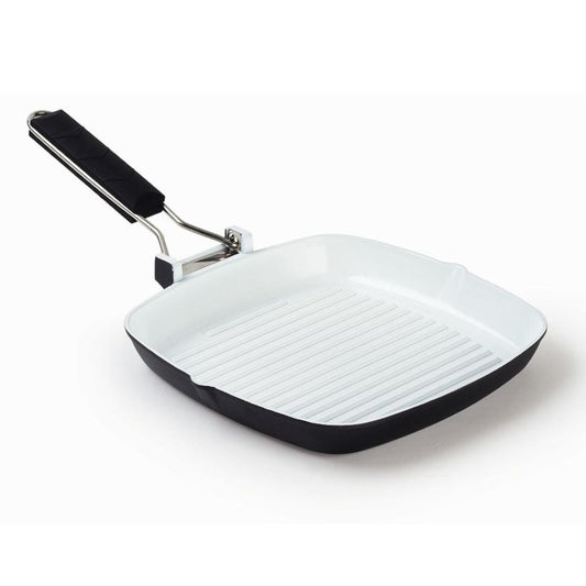 Grillpfanne Grancucina aus Aluminium - Porzellan aus Italien 