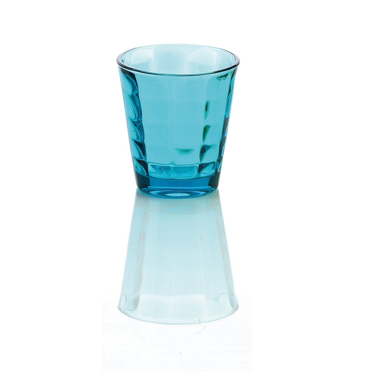 6er Set Wasserglas Christin, versch. Farben, 300 ml. Volumen - Porzellan aus Italien 