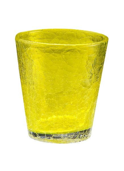 6er Set Wasserglas KOLORS, versch. Farben, mundgeblasen, 310 ml. - Porzellan aus Italien 