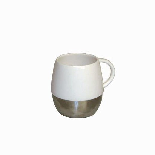 Becher / Tasse aus der Kollektion Metallica in glänzend oder matt - Porzellan aus Italien 