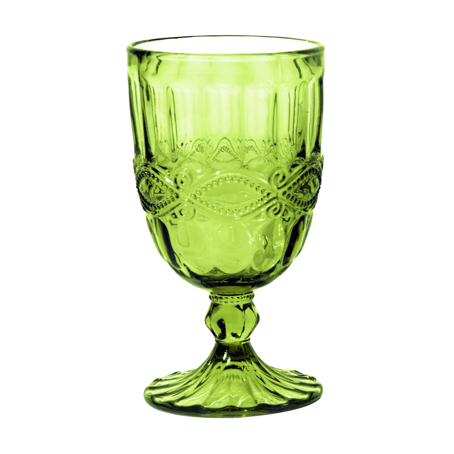 6er Set Weinkelch SOLANGE, versch. Farben, 250 ml., mundgeblasen - Porzellan aus Italien 