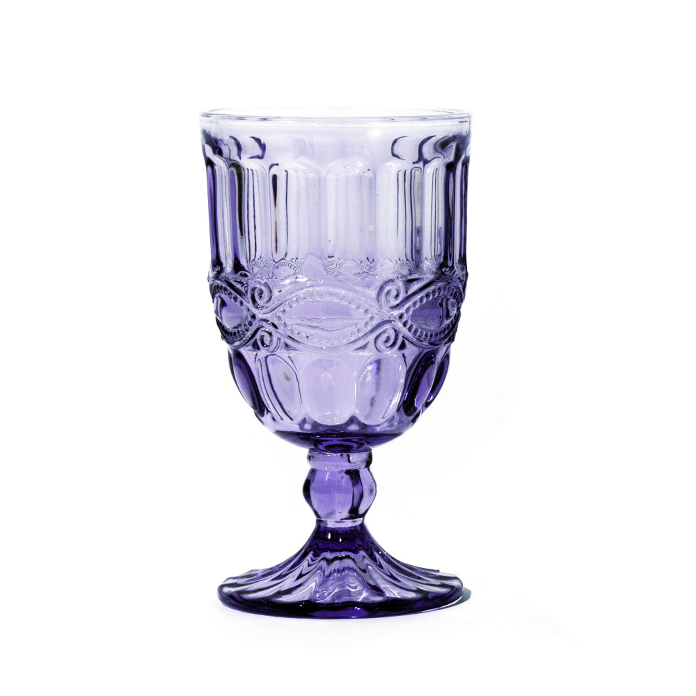 6er Set Weinkelch SOLANGE, versch. Farben, 250 ml., mundgeblasen - Porzellan aus Italien 