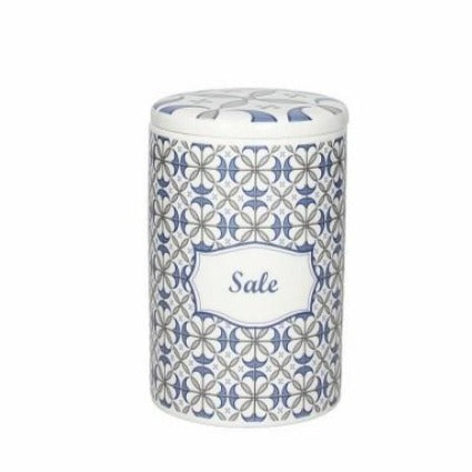Salzdose aus der Serie Tea Time, aus New Bone China Porzellan - Porzellan aus Italien 