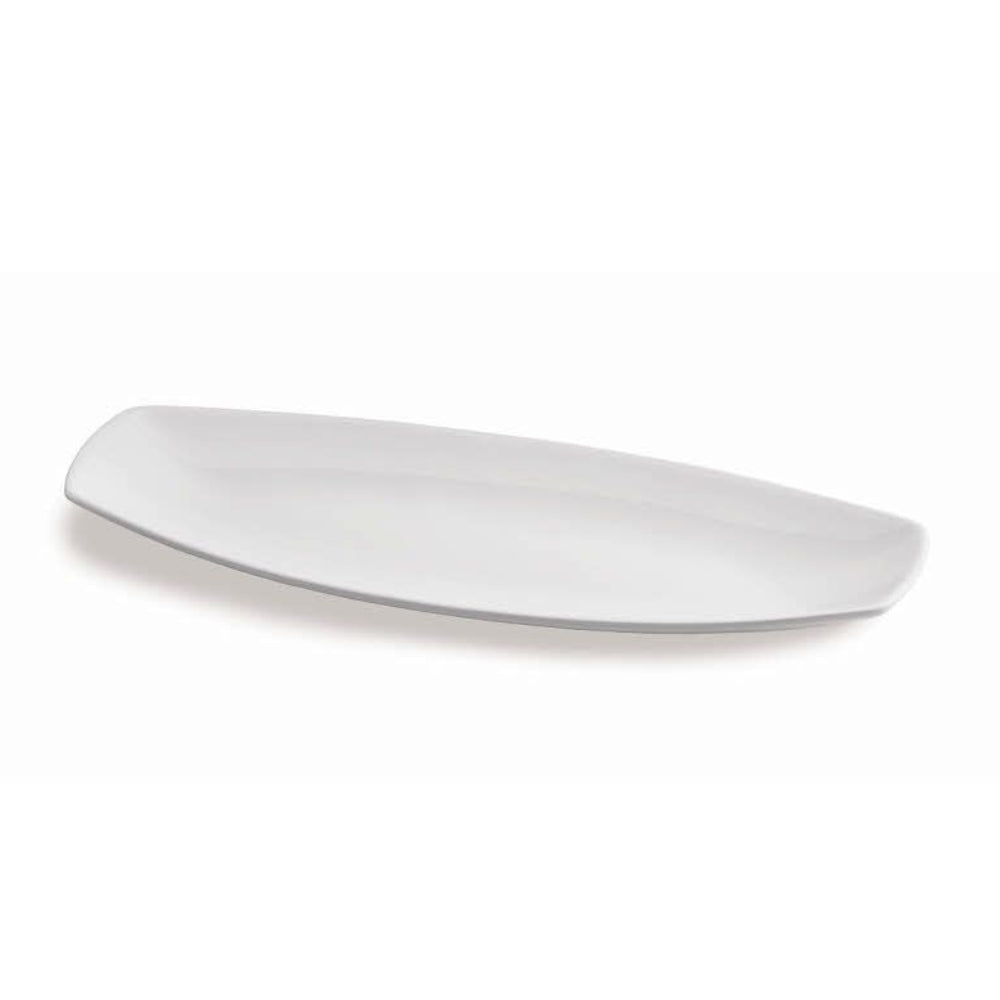 Rechteckiges Tablett, 37 x 15 cm aus Porzellan - Porzellan aus Italien 