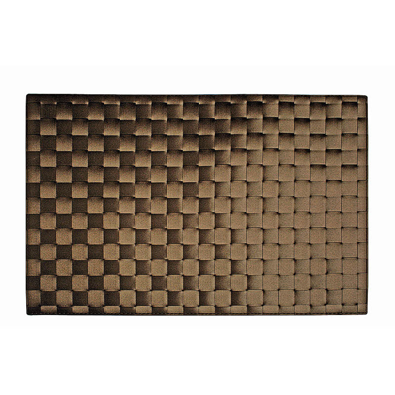 6er Set Frühstückssets/Tischset/Untersetzer in braun/beige - Porzellan aus Italien 