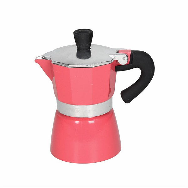 Klassisch italienischer Espressokocher in mehreren Farben - Porzellan aus Italien 