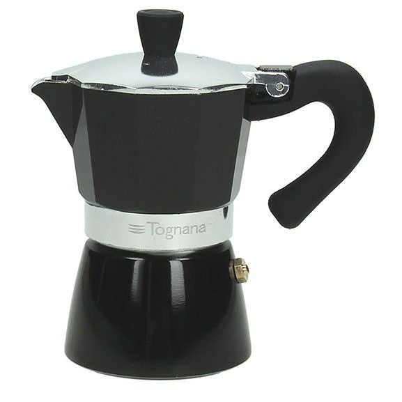 Klassisch italienischer Espressokocher in mehreren Farben - Porzellan aus Italien 