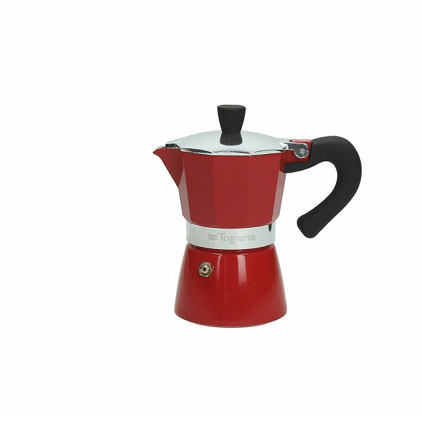 Klassisch italienischer Espressokocher in mehreren Farben - Porzellan aus Italien 