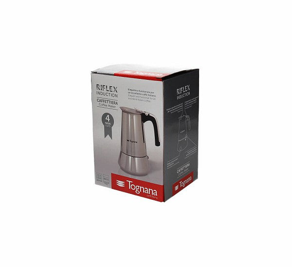 Riflex Induction Kaffeebereiter für 4 Tassen - Porzellan aus Italien 